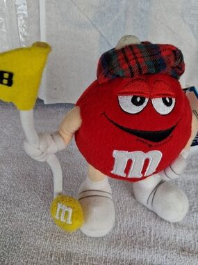 Vintage M&M's Red character plush Toy Red NWT